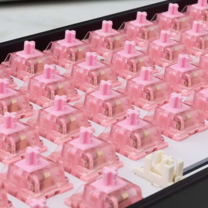 White Shark Roserift mechanical keyboard switches, 25 pcs