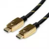 ROLINE 11.04.5920 DisplayPort-Cable 1 m Black - Gold (11.04.5920)