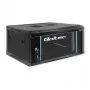 Qoltec 54461 19 inch Wall-Mount Rack Cabinet 4U 600x280x450 mm Black