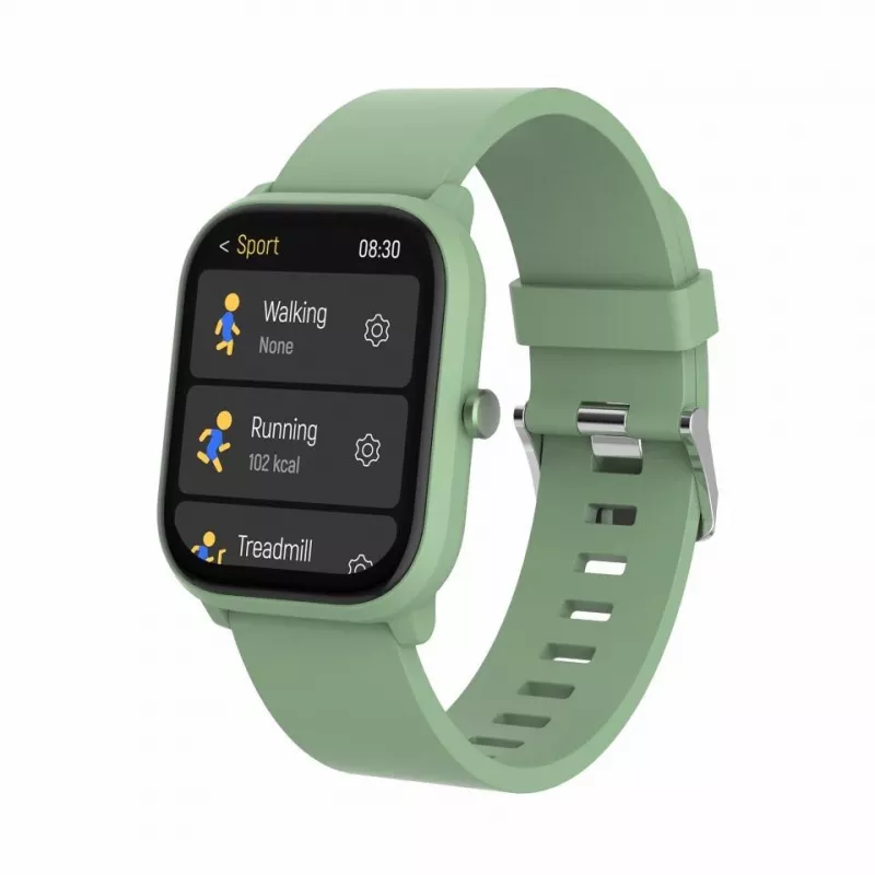 Smartwatch DENVER SWK-120GN with fitness tracking and notification support, green