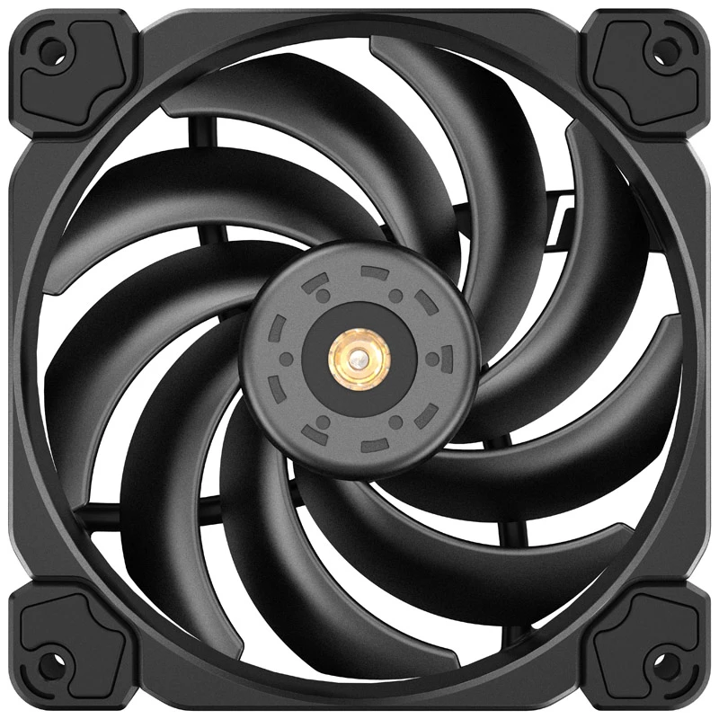 120mm case fan Jonsbo HF-120 PWM, black, 120×120×25 mm, PWM control