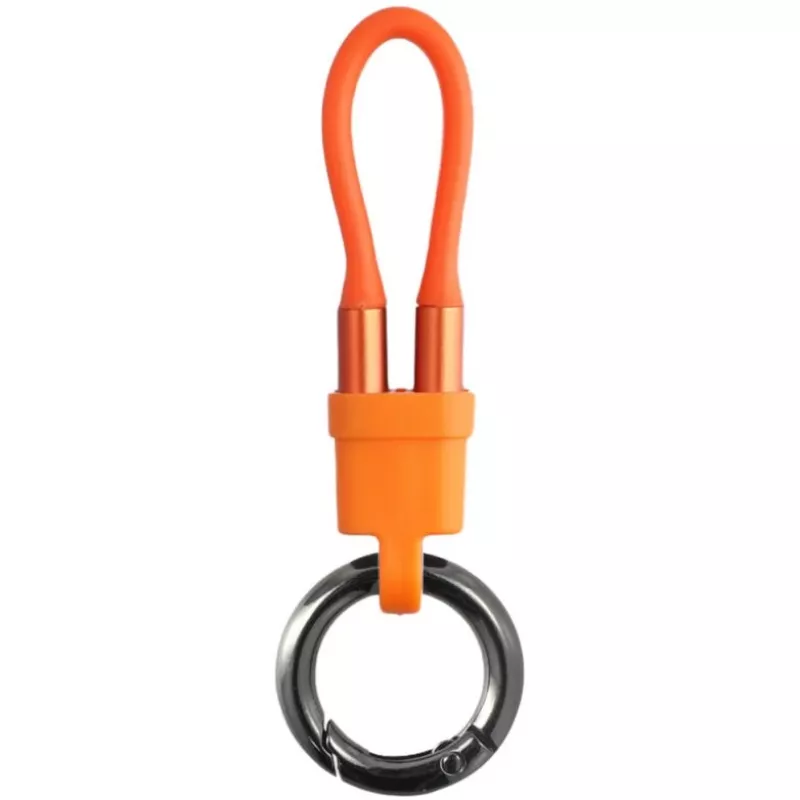 USB-C keyring cable set 4smarts 541385 — 7.5 cm, mixed colors, 30 pieces