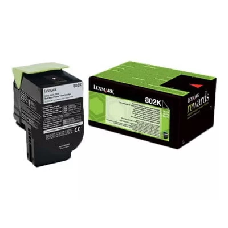Toner Lexmark 80C20K0 802K Black 3000 pages