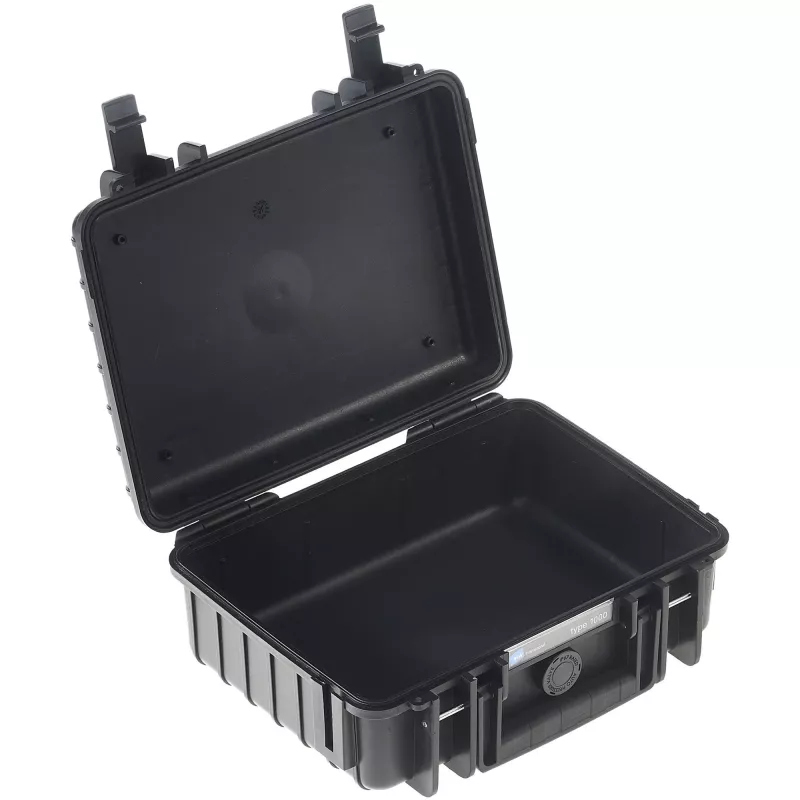 B&W Type 1000 black case with removable padded insert