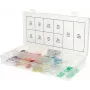 Mini fuses ks tools 970.0740, range 2–30 A, pack of 100 pieces