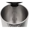 Electric kettle Clatronic 1.5 L 2200 W Black Stainless steel