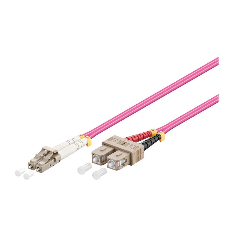 Patch Cable LWL Duplex OM4 (Multimode, 50/125) LC/SC, 10m, Good Connections® (LW-810LS4)