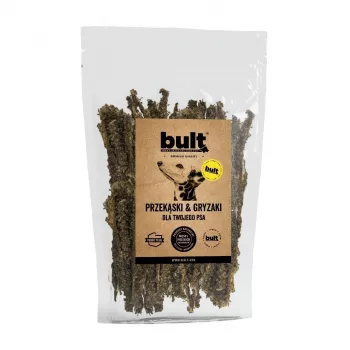Dog treat BULT Beef Tripe 400 g – single-ingredient dried snack, 49.9% protein, 28.2% fat, gluten- and sugar-free