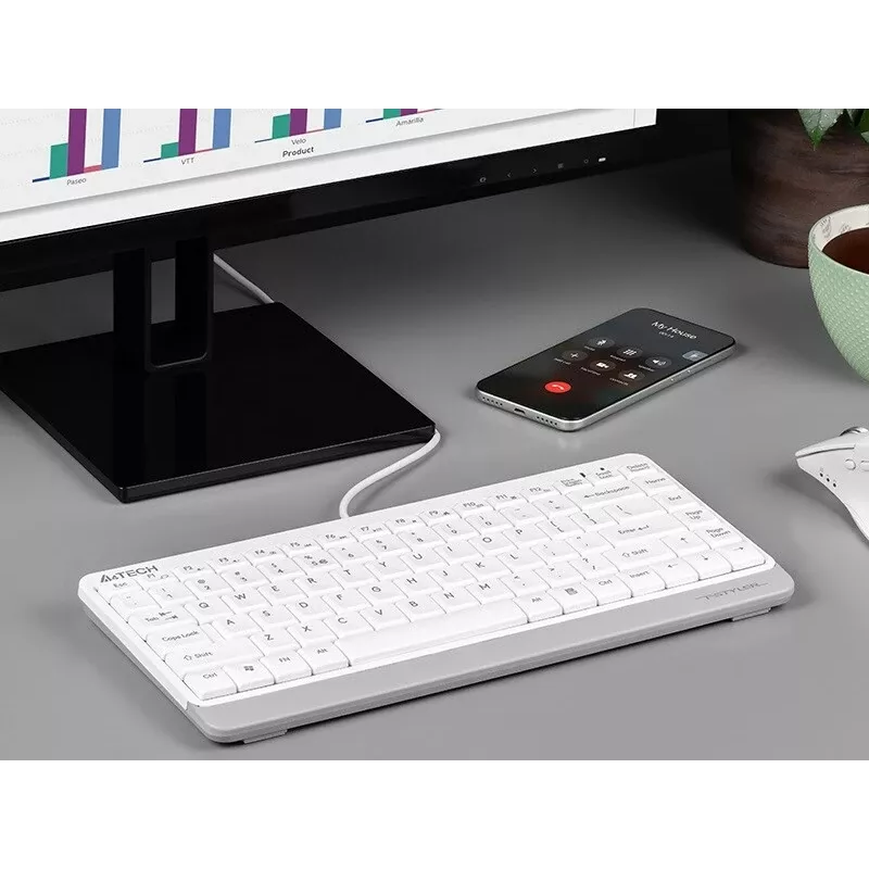 Keyboard A4Tech FSTYLER FK11 White A4TKLA47119 (A4TKLA47119)