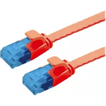 VALUE Patch Cable Cat.6A (Class EA) UTP, extra-Flat, Red, 3 m (21.99.2023)