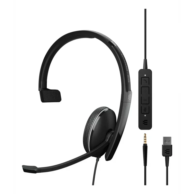 EPOS ADAPT 135 USB II Headset Wired Headband Office/Call Center USB Type-A Black