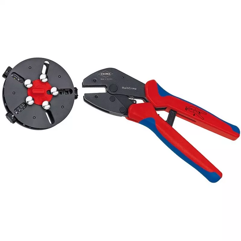 Cable Crimper Stripping Tool Knipex 97 33 01 Blue Red