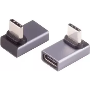 USB-C adapter ShiverPeaks Pro 90° Angle 4.0 - right-angle USB-C connector, for USB4/USB3.2 compatible devices