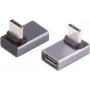 USB-C adapter ShiverPeaks Pro 90° Angle 4.0 - right-angle USB-C connector, for USB4/USB3.2 compatible devices
