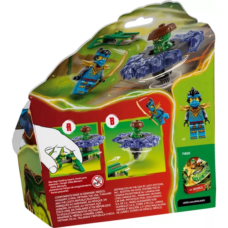 LEGO NINJAGO 71849 Nya vs Elemental Monster Spinner
