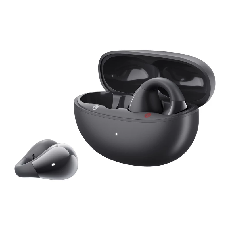 Wireless headphones QCY Crossky Clip C30S (black) — clip-on design, model T33S