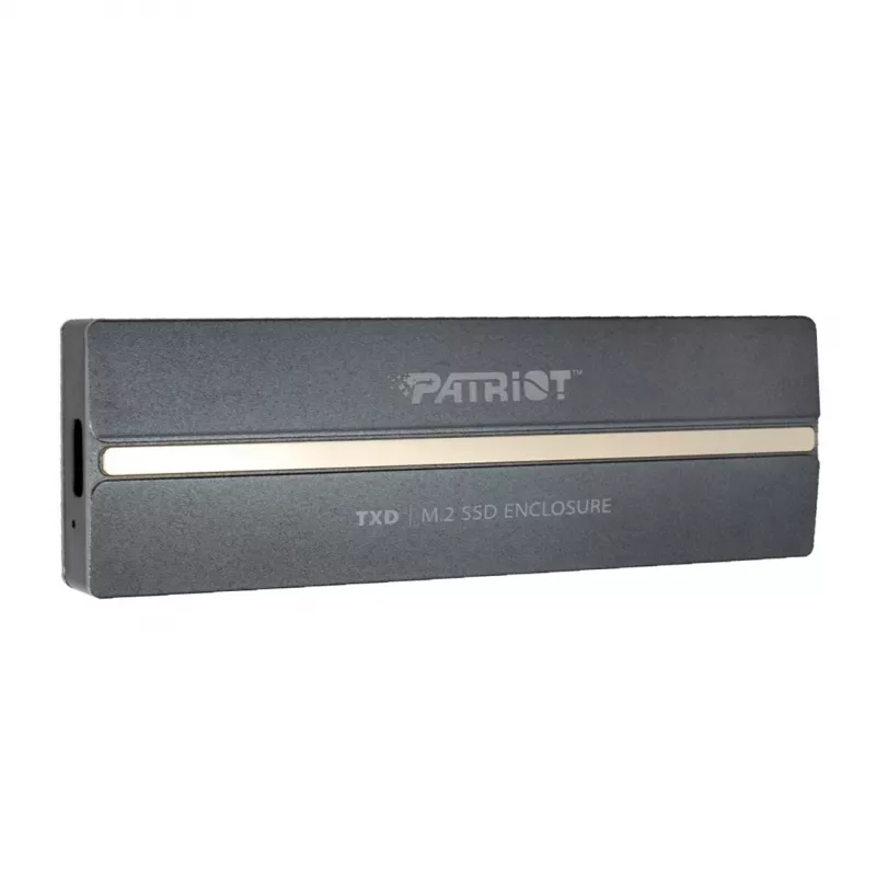 External NVMe M.2 PCIe SSD Enclosure PATRIOT PV810UPNGM — USB-C 3.2 Gen 2, supports 2230/2242/2260/2280, up to 8 TB, aluminium, grey