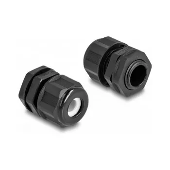 DeLOCK EX Cable Gland M16 Black 2 Pieces Polyamide