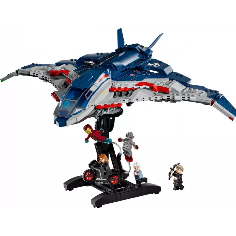 LEGO Quinjet construction set 76325 — Marvel, 1131 pieces, 5 minifigures, for ages 12+, 280×450×300 mm