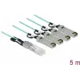 Active Optical Cable QSFP+ to 4 x SFP+ 5 m DeLOCK 84069