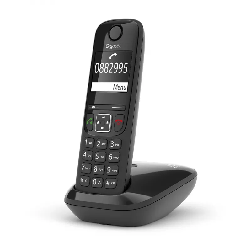 Analog/DECT telephone Gigaset AS690 Caller ID Wireless handset Black