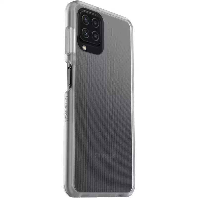 React + Trusted Glass transparent protective case + screen protector for Samsung Galaxy A22