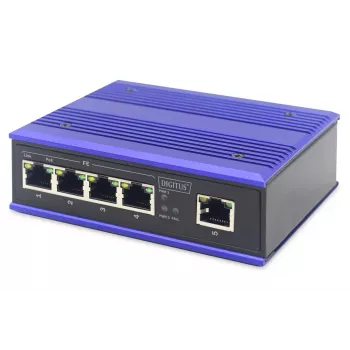 Unmanaged Switch Digitus DN-650107 4 Port Fast Ethernet PoE