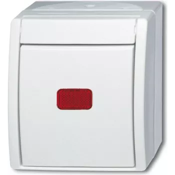 Busch-Jaeger Two-Way Switch Ocean Surface-Mount White 2601/6 SKW-54 (2601/6 SKW-54)
