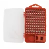 Manual screwdriver set GEMBIRD TK-SD-07 — 90-piece combination screwdrivers and bits, magnetic tips, red carrying case