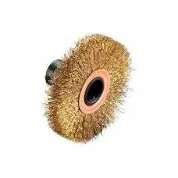 Bosch 1600A00159 brass-coated abrasive brush, 93 mm