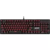 Mechanical keyboard DEFENDER QUEST GK-596 — RGB backlight, Anti-Ghosting, wired, compact layout