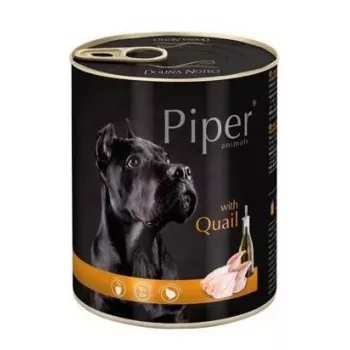 Wet dog food Dolina Noteci Piper Animals with quail 800 g, grain-free, adult, 78% moisture