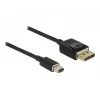 DeLOCK - DisplayPort-Cable - DisplayPort (M) to Mini DisplayPort (M) - 2 m - Black - 8K Support