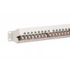 DIGITUS DN-91624S 24-Port Cat6 Shielded Patch Panel, 1U 19 inch Rack Mount, Black