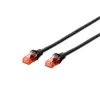 DIGITUS DK-1612-005/BL Network Cable Black 0,5 m Cat6 U/UTP (UTP) (DK-1612-005/BL)