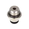 aqua computer Connector straight G1/4 inch AG to 6mm ID - Silver