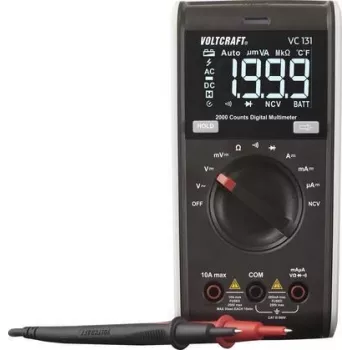 VOLTCRAFT VC131 Hand-Multimeter digital CAT III 250 V Display (Counts): 2000 (VC-12232380)