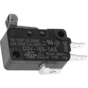 Omron D3V-165-1A5 microswitch 250 V/AC 16 A 1 x on/(on) 1 pc(s) Bag