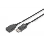 Digitus ASSMANN - DisplayPort-Extension Cable - DisplayPort (M) - DisplayPort (W) - 2 m (DisplayPort 1.2) - Moulded - Black (AK-340200-020-S)