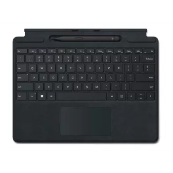Microsoft Surface Pro Signature Keyboard - Tastatur - mit Touchpad, Beschleunigungsmesser, Surface Slim Pen 2 Ablage- und Ladeschale - QWERTY - USA - 