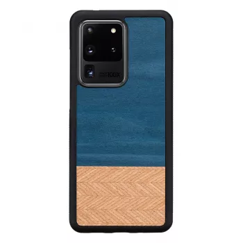 Protective smartphone case Man and Wood Galaxy S20 Ultra Denim Black