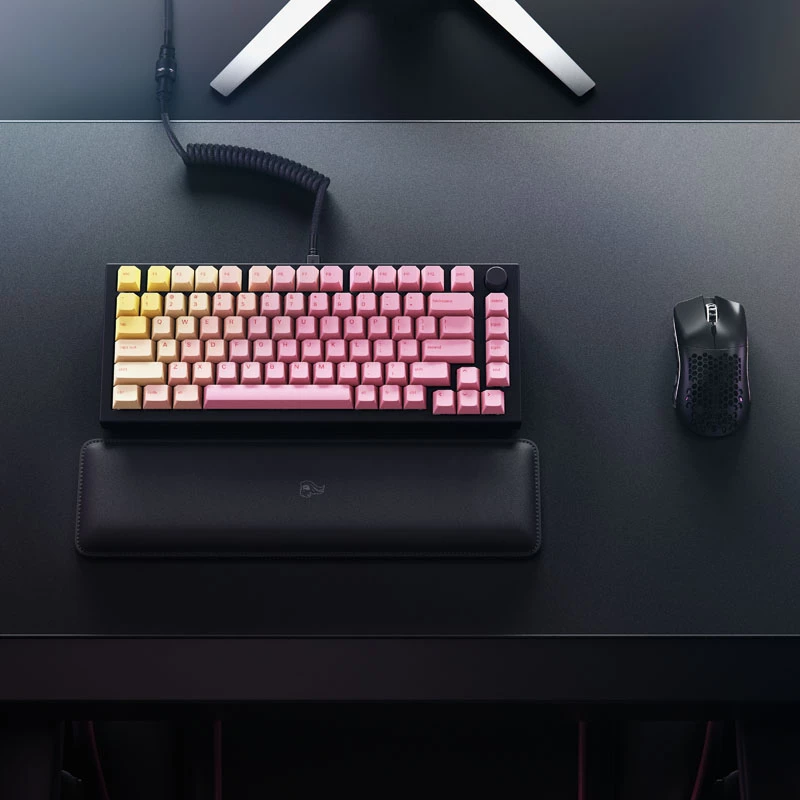Glorious GPBT Keycaps Pink Grapefruit Forge