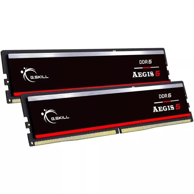DIMM 64 GB DDR5-5200 (2x 32 GB) Dual-Kit, Arbeitsspeicher schwarz, F5-5200J4040A32GX2-IS, Aegis 5, INTEL XMP, AMD EXPO