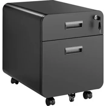 SpeaKa Professional mobile pedestal SP-MFC-001 Black matte W x H T 394 500 1 St (SP-13497416)