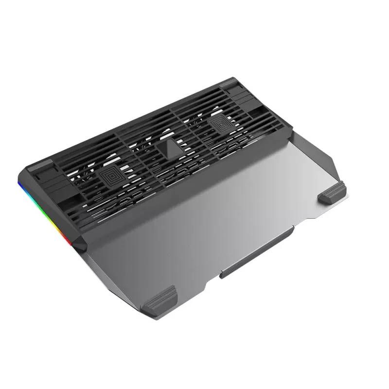 Laptop cooler Tellur TLL491321 for 17.3-inch laptops, 3 fans, RGB LED lighting