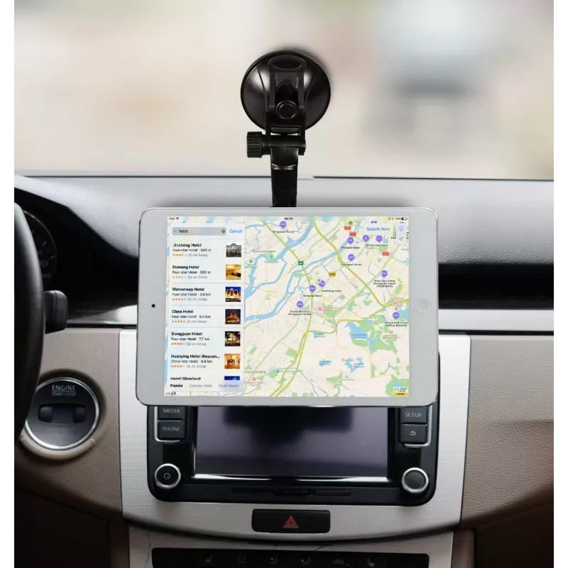 Tablet magnetic car holder MACLEAN MC-822 — adjustable viewing angle, compatible with tablets