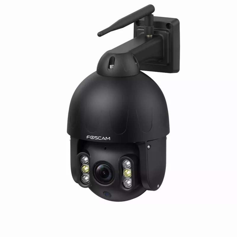 IP dome surveillance camera Foscam SD8P 8MP, 4K 3840x2160, 4x optical zoom, PTZ, IR 50 m, Wi‑Fi, MicroSD up to 256 GB