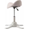Up Up Toronto ergonomic balance stool White, Ivory fabric, longer gas lift