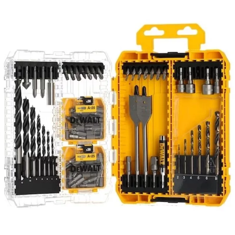 DeWalt set of 100 Pozi screws — fasteners kit, assorted sizes for wood and metal applications
