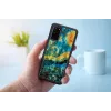 Protective phone case iKins for Samsung Galaxy S20 — black starry night design